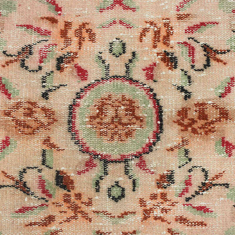 Vintage Turkish Hand-Knotted Rug - 3' 6" x 7' 3" (42" x 87") - K0076877