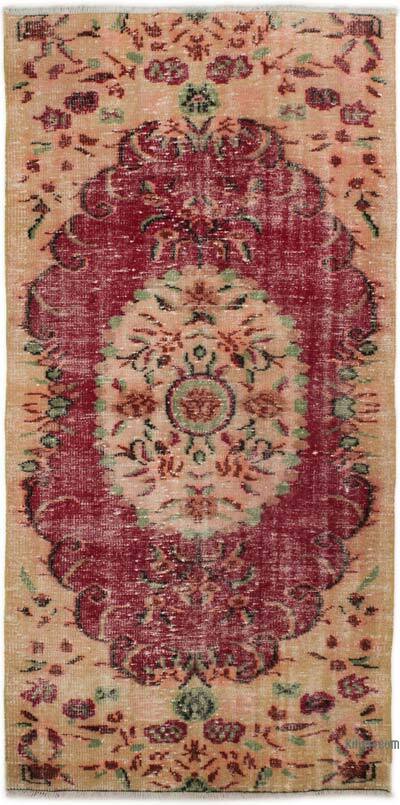 El Dokuma Vintage Halı - 106 cm x 220 cm