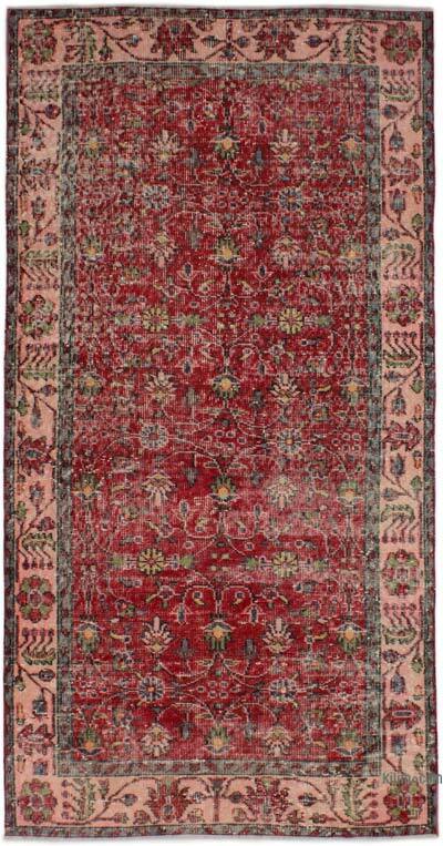 Vintage Turkish Hand-Knotted Rug - 3' 7" x 6' 11" (43" x 83")