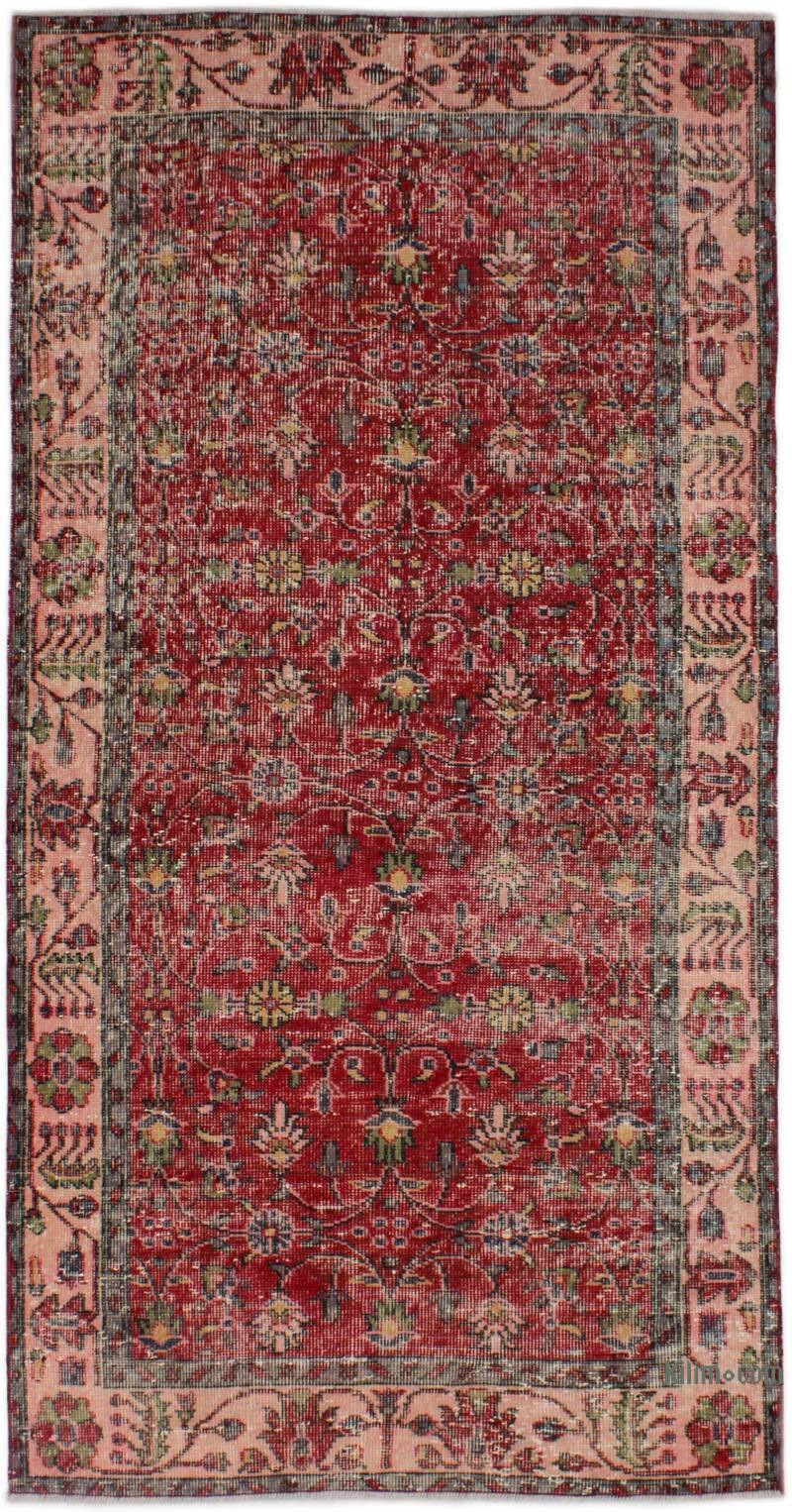 Vintage Turkish Hand-Knotted Rug - 3' 7" x 6' 11" (43" x 83") - K0076881