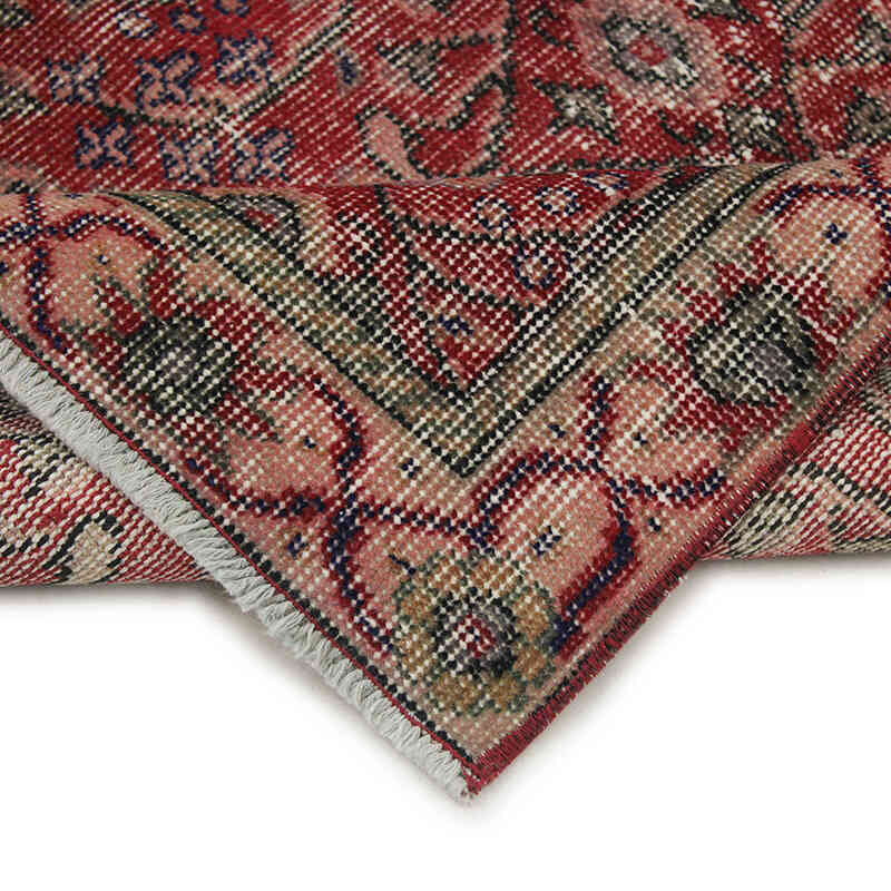 Alfombra Vintage Turca Anudada a Mano - 96 cm x 185 cm - K0076884