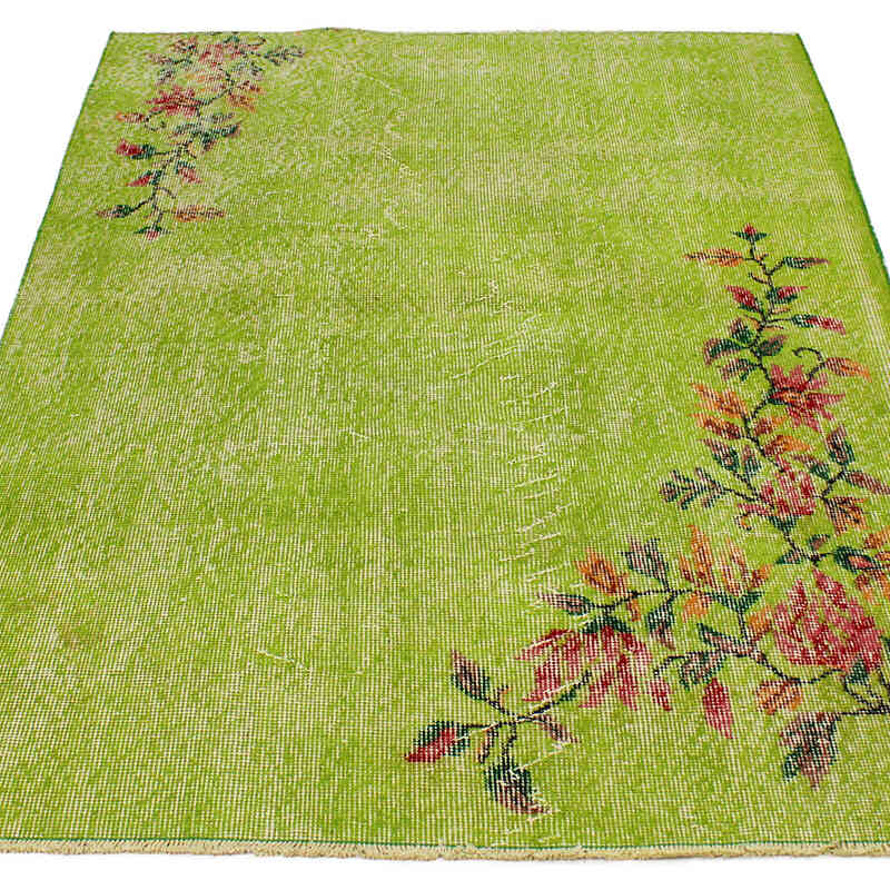 El Dokuma Vintage Halı - 116 cm x 162 cm - K0076887