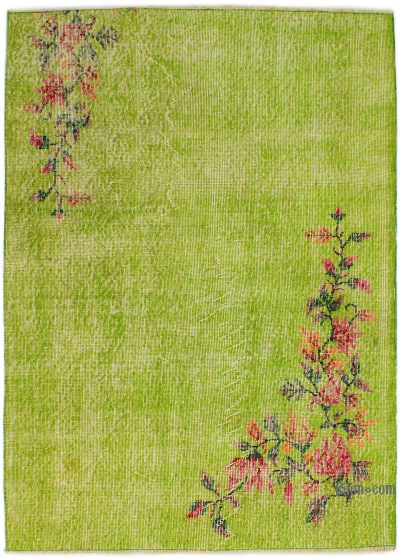 El Dokuma Vintage Halı - 116 cm x 162 cm - K0076887
