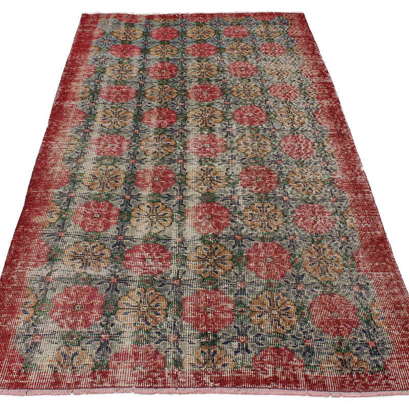 Vintage Turkish Hand-Knotted Rug - 3' 6" x 6' 9" (42" x 81") - K0076889