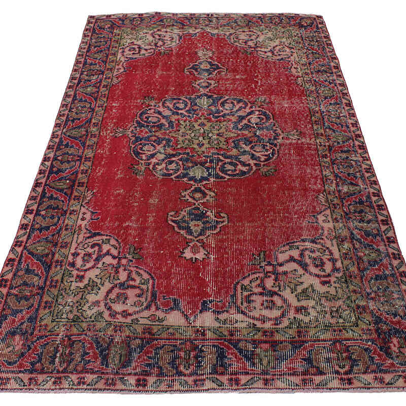 Vintage Turkish Hand-Knotted Rug - 3' 9" x 6' 8" (45" x 80") - K0076891