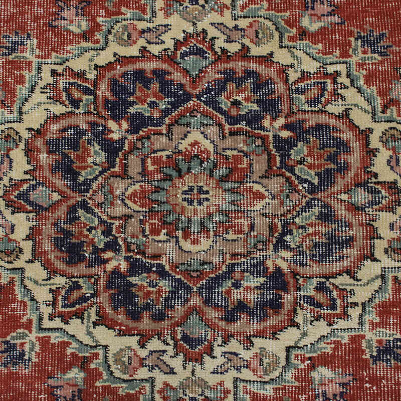 Vintage Turkish Hand-Knotted Rug - 4' 1" x 6' 7" (49" x 79") - K0076892