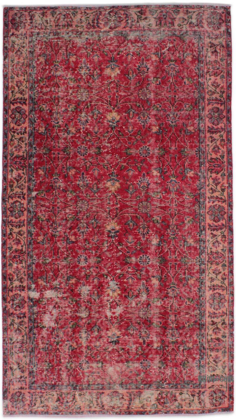 El Dokuma Vintage Halı - 116 cm x 206 cm - K0076893