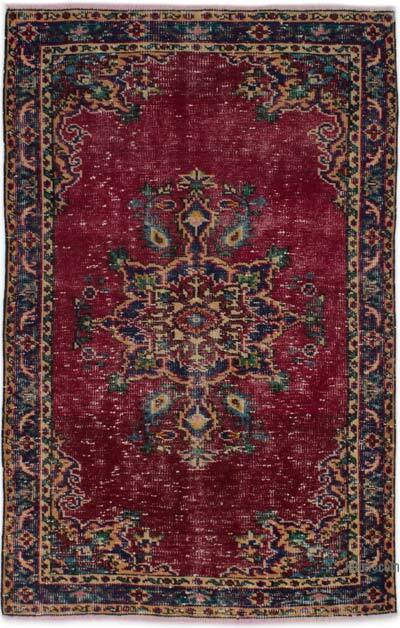 Alfombra Vintage Turca Anudada a Mano - 102 cm x 160 cm