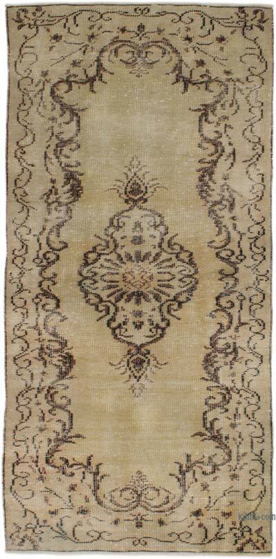 Vintage Turkish Hand-Knotted Rug - 3' 1" x 6' 6" (37" x 78")
