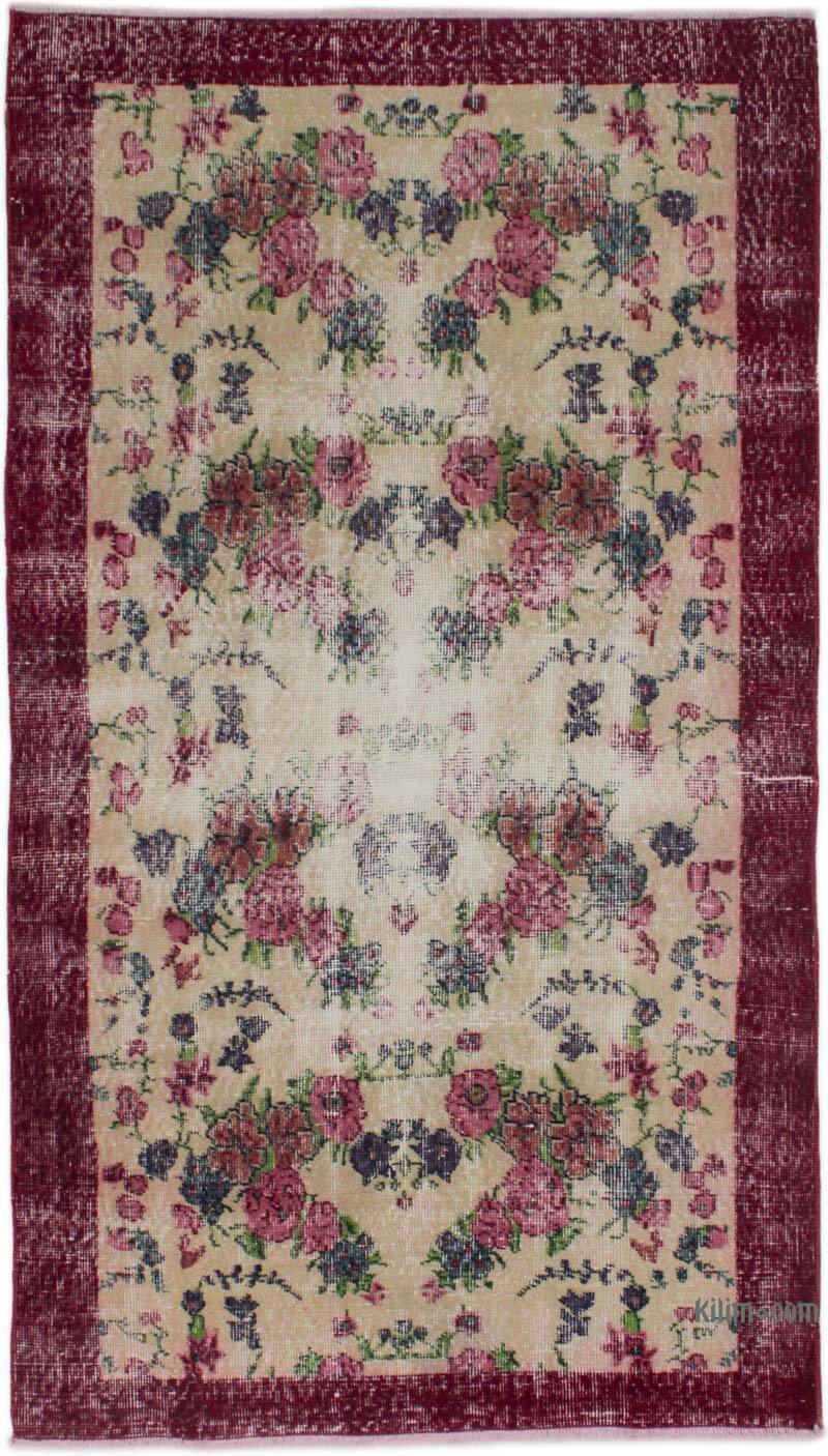Vintage Turkish Hand-Knotted Rug - 3' 7" x 6' 3" (43" x 75") - K0076897