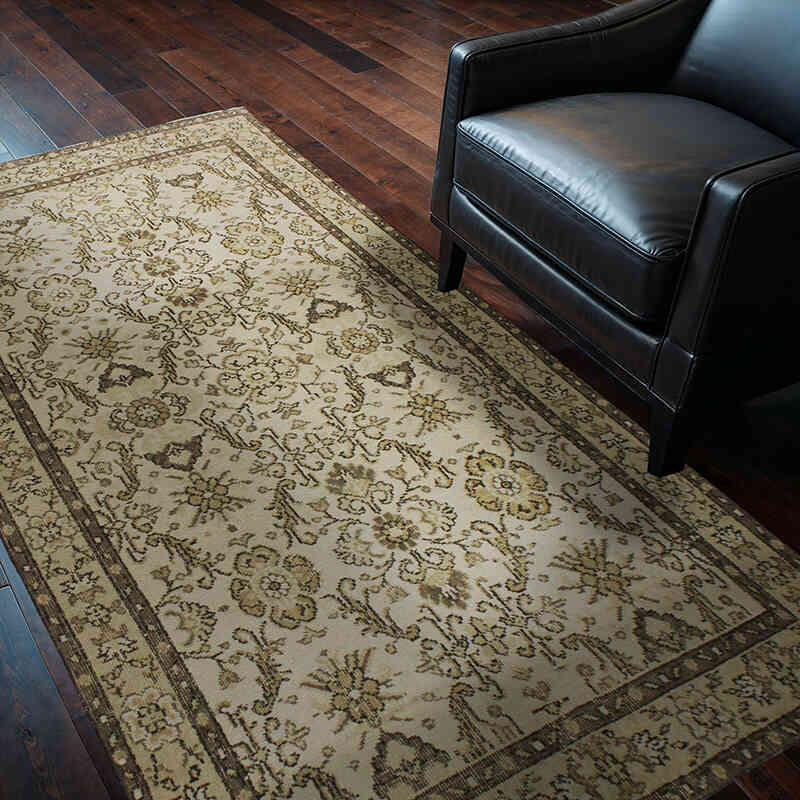 El Dokuma Vintage Halı - 117 cm x 208 cm - K0076899
