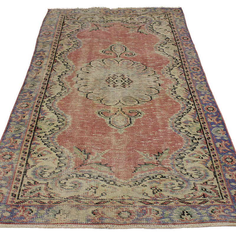 El Dokuma Vintage Halı - 115 cm x 195 cm - K0076900