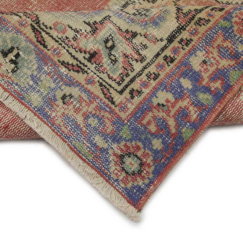 El Dokuma Vintage Halı - 115 cm x 195 cm - K0076900