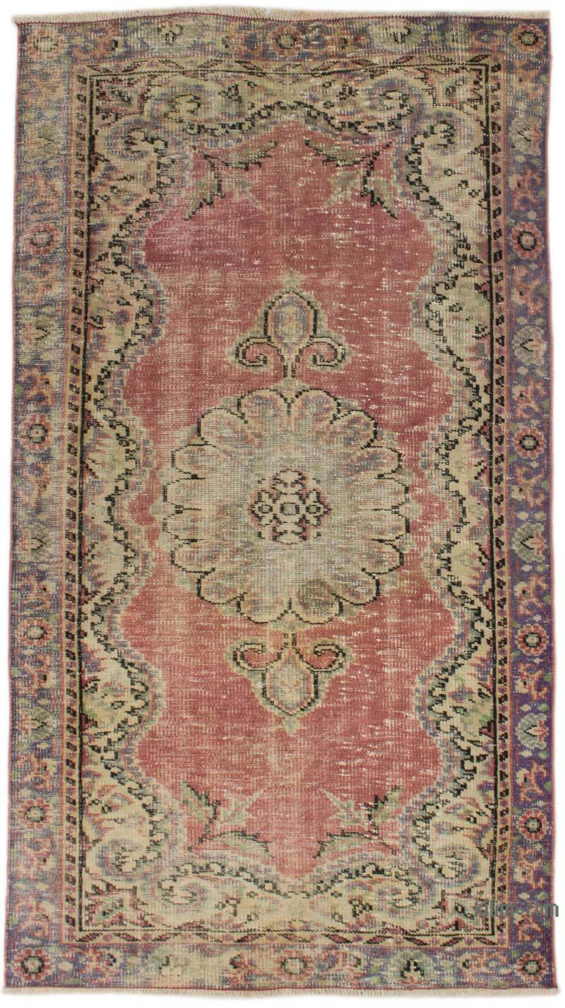 El Dokuma Vintage Halı - 115 cm x 195 cm - K0076900