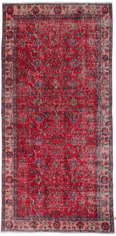 Vintage Turkish Hand-Knotted Rug - 2' 11" x 6' 5" (35" x 77")