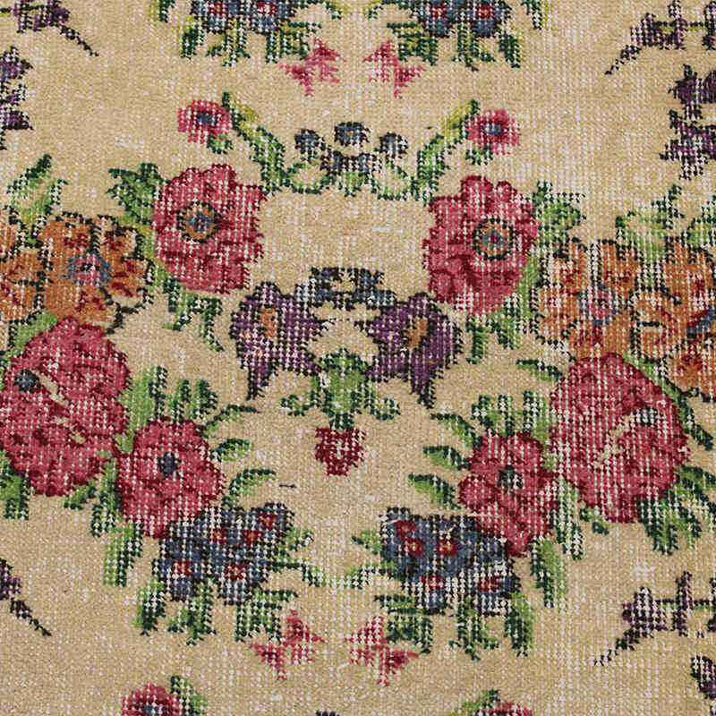 Vintage Turkish Hand-Knotted Rug - 2' 11" x 5' 5" (35" x 65") - K0076902