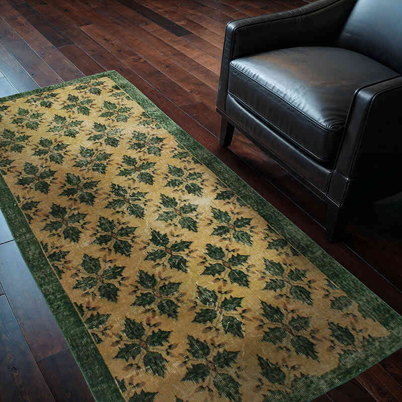 Vintage Turkish Hand-Knotted Rug - 3' 4" x 6' 7" (40" x 79") - K0076903