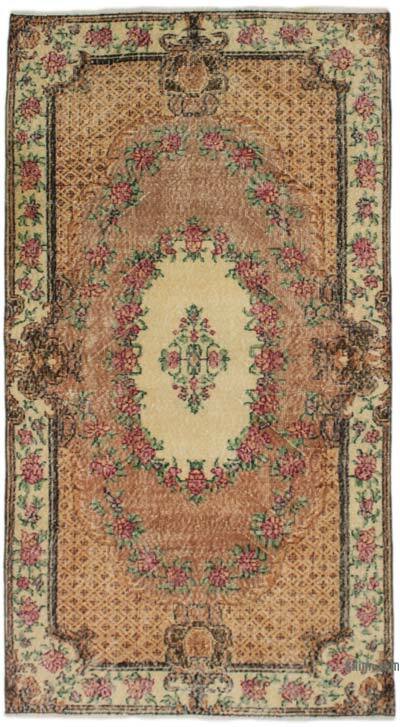 Alfombra Vintage Turca Anudada a Mano - 112 cm x 210 cm