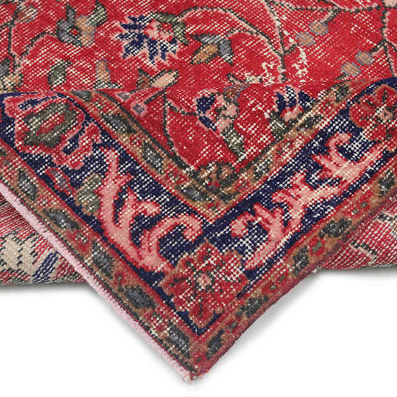 El Dokuma Vintage Halı - 115 cm x 208 cm - K0076905