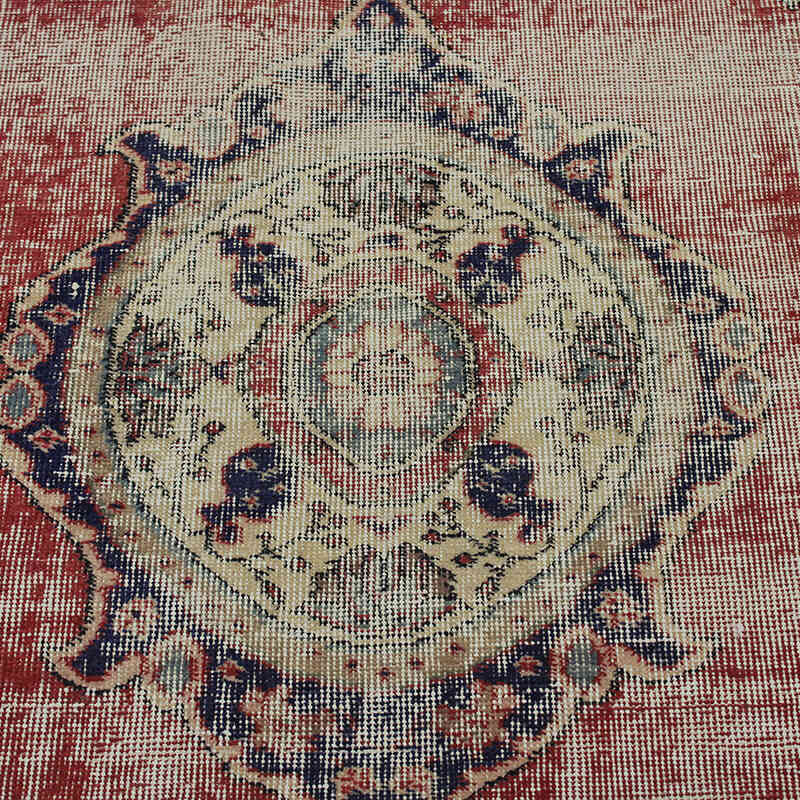 El Dokuma Vintage Halı - 106 cm x 205 cm - K0076911