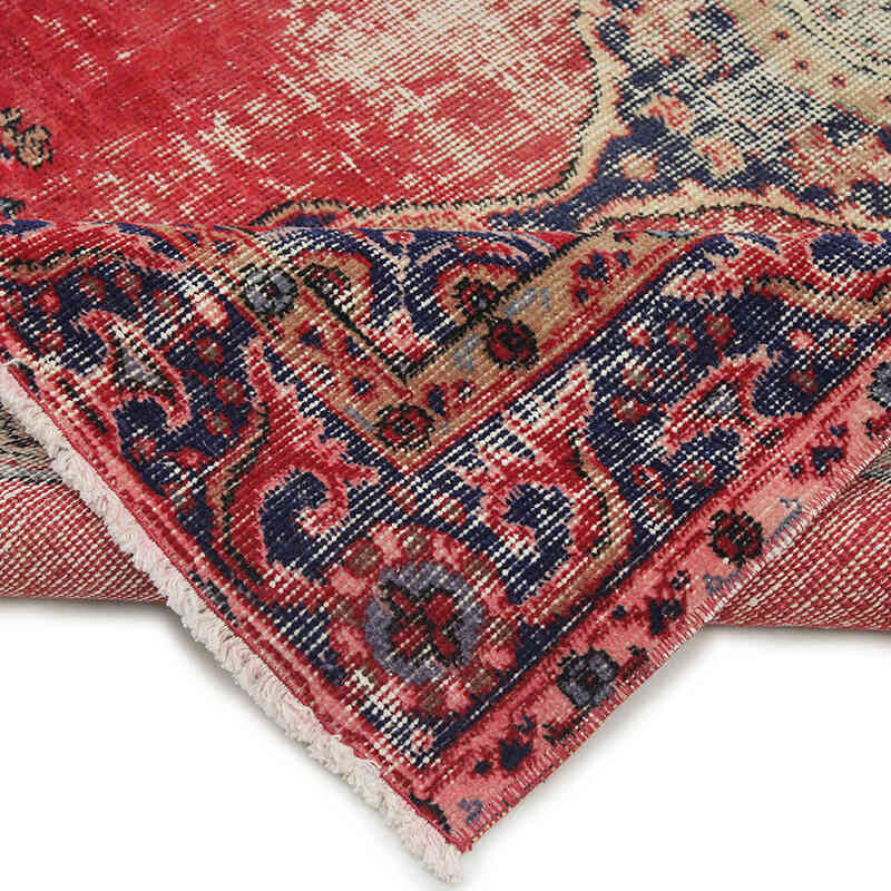 El Dokuma Vintage Halı - 106 cm x 205 cm - K0076911