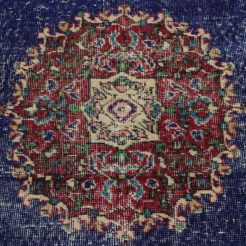 Alfombra Vintage Turca Anudada a Mano - 110 cm x 223 cm - K0076913
