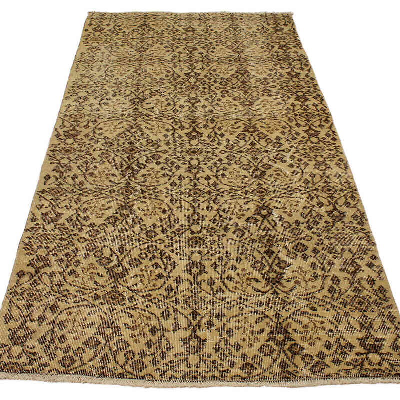 Vintage Turkish Hand-Knotted Rug - 3' 5" x 7' 3" (41" x 87") - K0076914