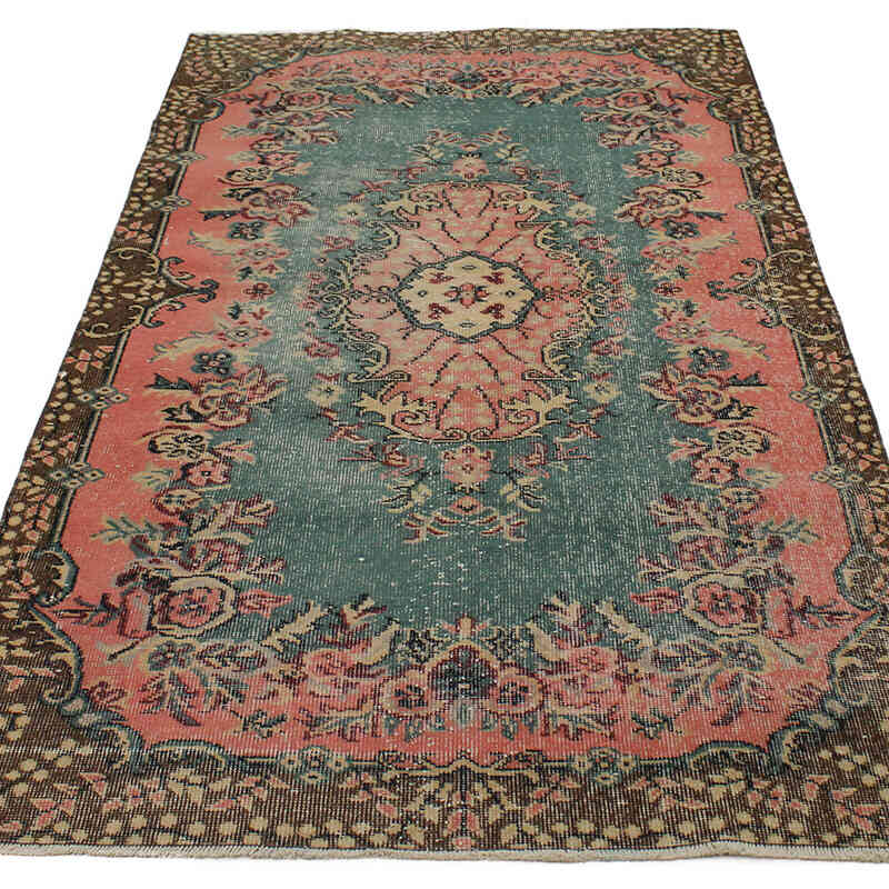 Vintage Turkish Hand-Knotted Rug - 3' 8" x 6' 11" (44" x 83") - K0076917