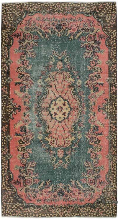 Alfombra Vintage Turca Anudada a Mano - 112 cm x 210 cm