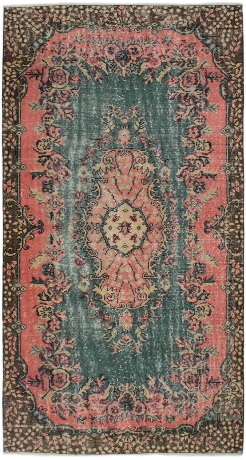 Vintage Turkish Hand-Knotted Rug - 3' 8" x 6' 11" (44" x 83") - K0076917