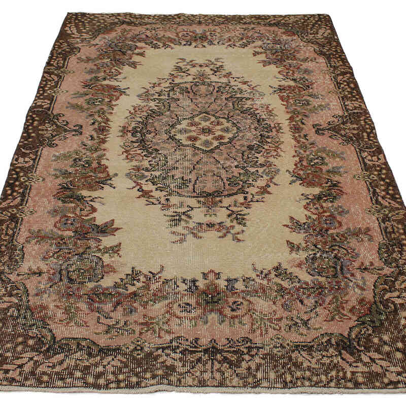 Vintage Turkish Hand-Knotted Rug - 3' 11" x 6' 6" (47" x 78") - K0076919
