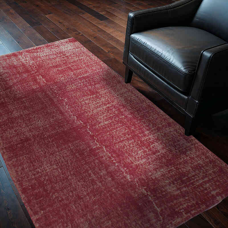 Alfombra Turca Vintage Sobre-teñida - 120 cm x 198 cm - K0076920