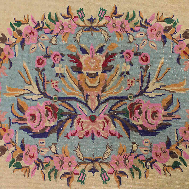 El Dokuma Vintage Halı - 125 cm x 205 cm - K0076921