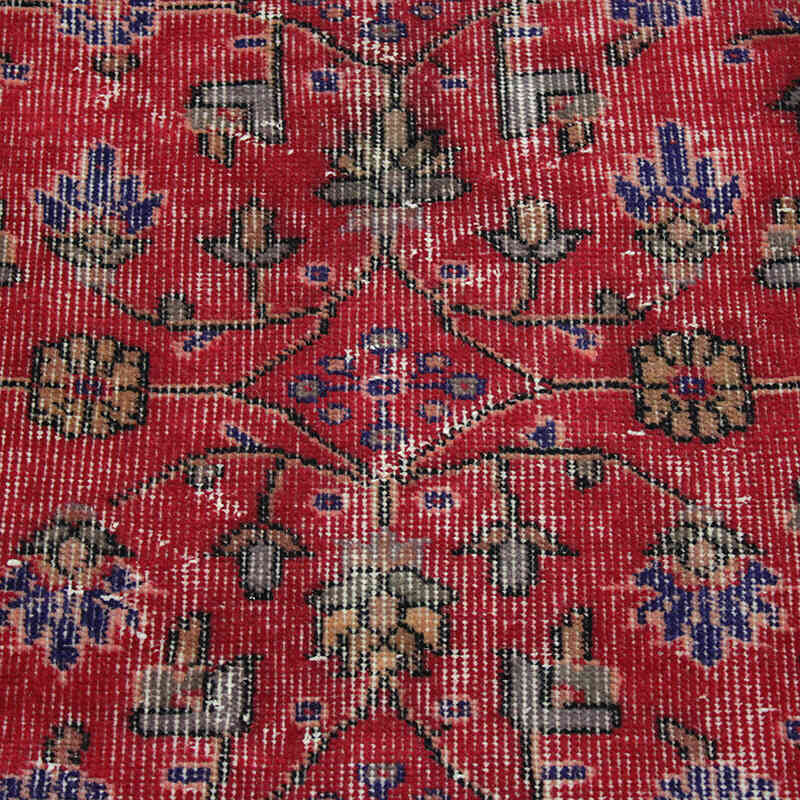 Alfombra Vintage Turca Anudada a Mano - 115 cm x 213 cm - K0076922