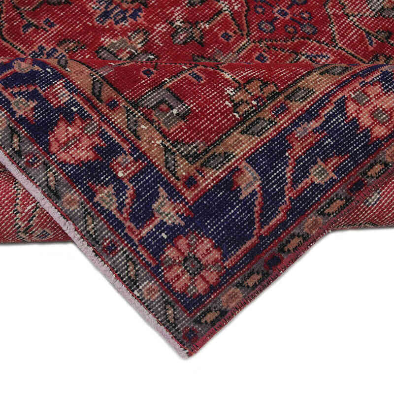 Alfombra Vintage Turca Anudada a Mano - 115 cm x 213 cm - K0076922
