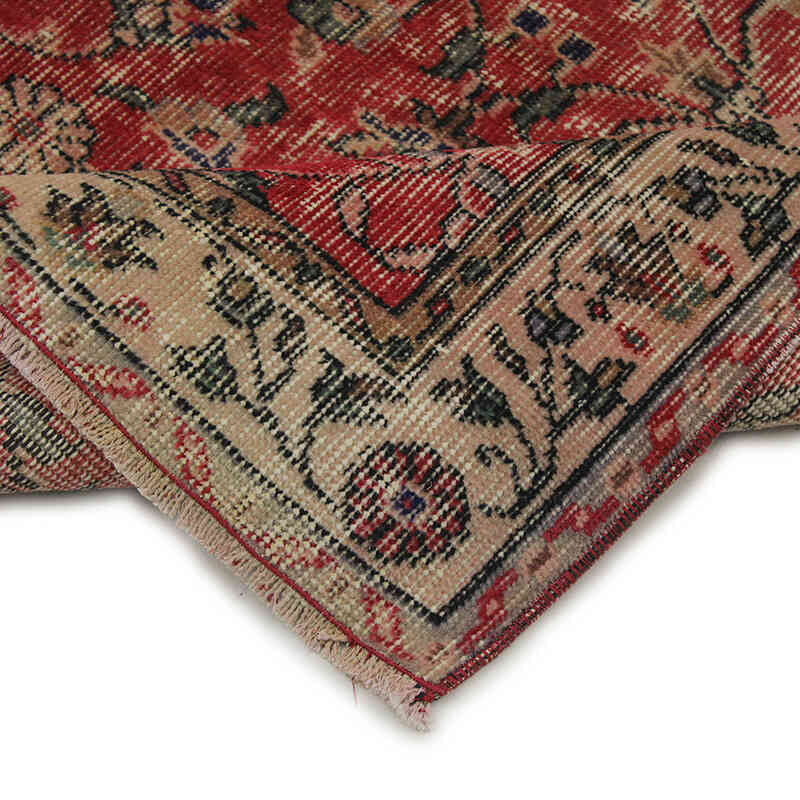 Alfombra Vintage Turca Anudada a Mano - 103 cm x 196 cm - K0076925