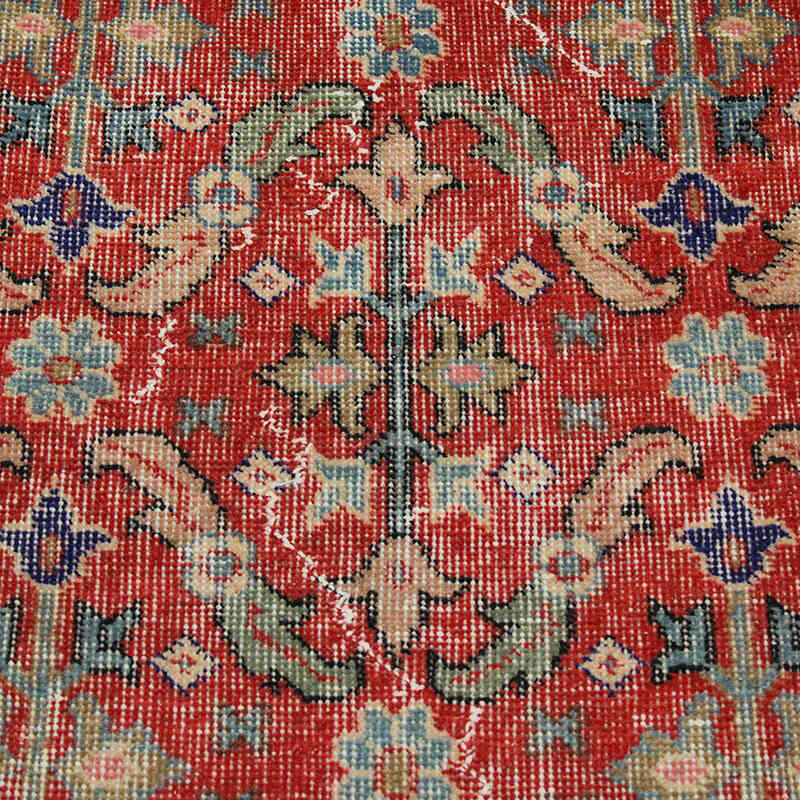 Alfombra Vintage Turca Anudada a Mano - 95 cm x 194 cm - K0076926
