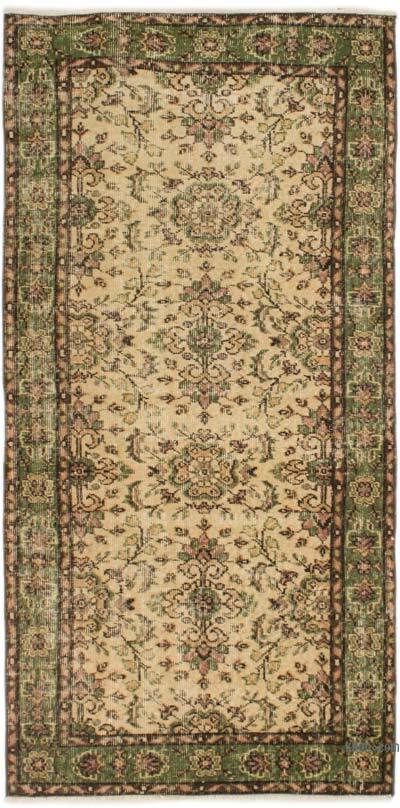 Vintage Turkish Hand-Knotted Rug - 3' 2" x 6' 8" (38" x 80")