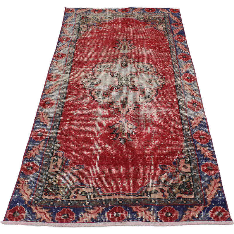 Vintage Turkish Hand-Knotted Rug - 2' 8" x 5' 6" (32" x 66") - K0076930
