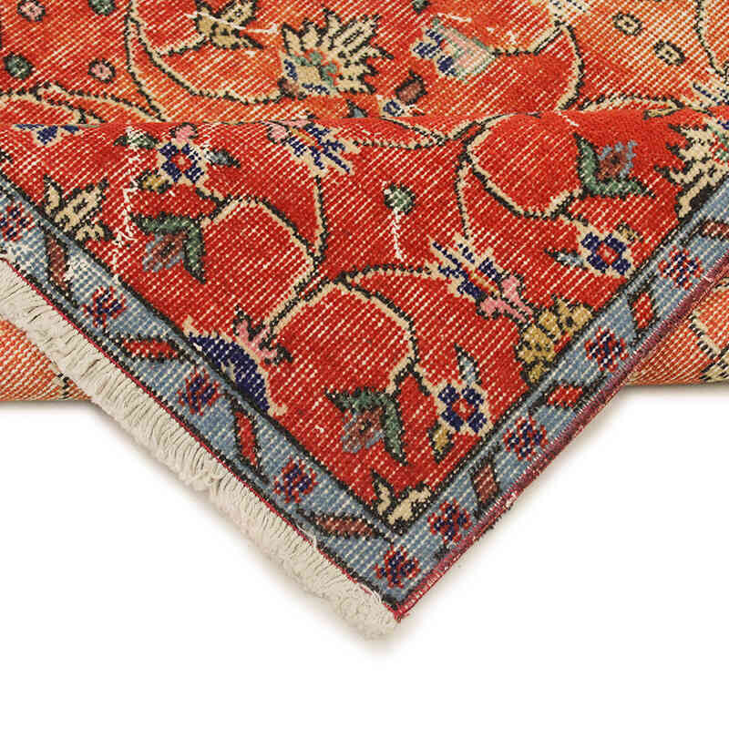 Alfombra Vintage Turca Anudada a Mano - 92 cm x 182 cm - K0076931