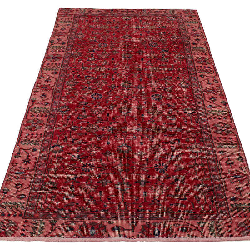 Alfombra Vintage Turca Anudada a Mano - 106 cm x 198 cm - K0076932