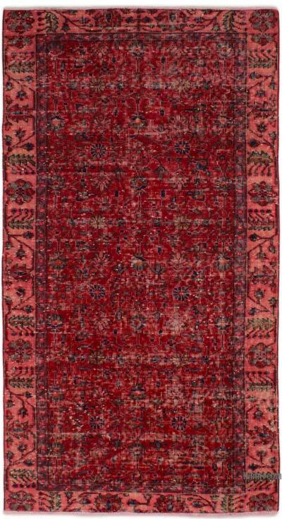 El Dokuma Vintage Halı - 106 cm x 198 cm