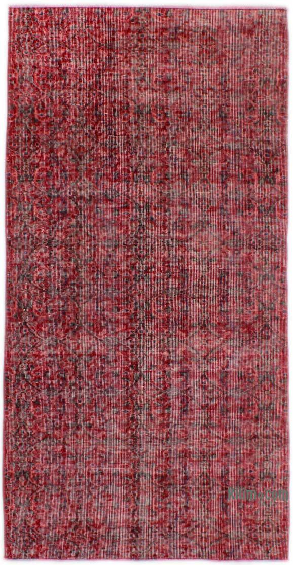 Alfombra Vintage Turca Anudada a Mano - 94 cm x 188 cm - K0076933