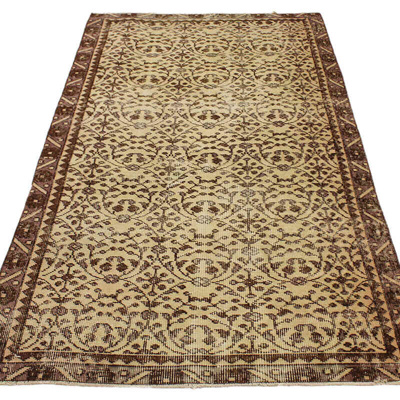 Vintage Turkish Hand-Knotted Rug - 3' 4" x 6' 6" (40" x 78") - K0076935