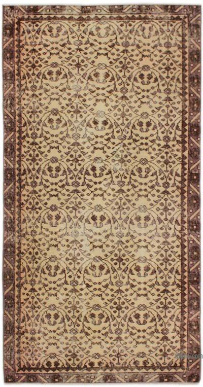 El Dokuma Vintage Halı - 101 cm x 198 cm