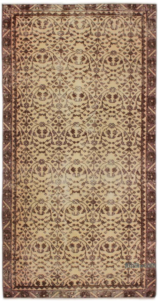 Vintage Turkish Hand-Knotted Rug - 3' 4" x 6' 6" (40" x 78") - K0076935
