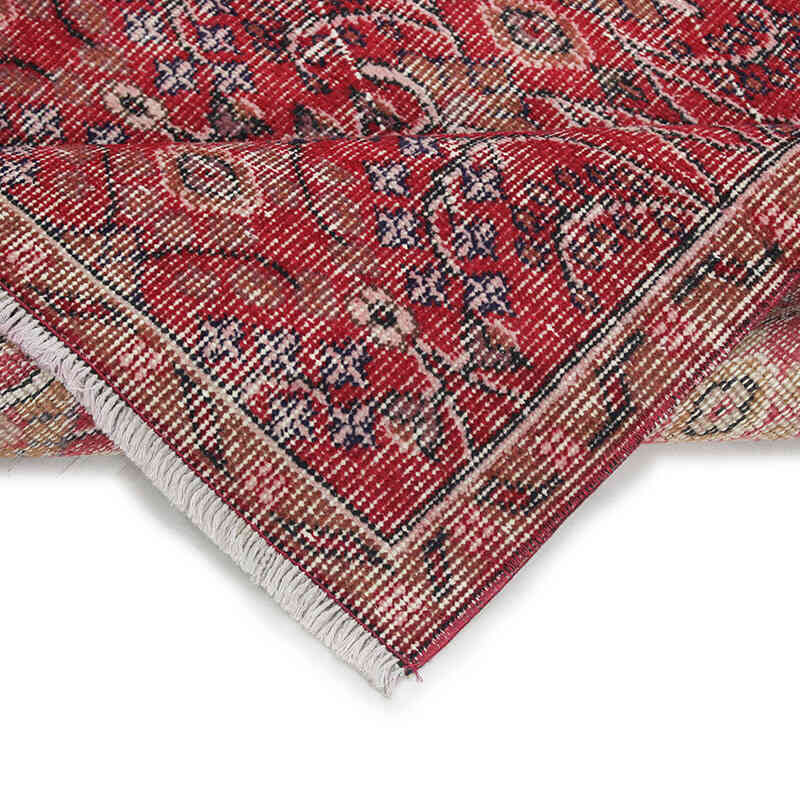 Vintage Turkish Hand-Knotted Rug - 3' 8" x 7' 3" (44" x 87") - K0076936