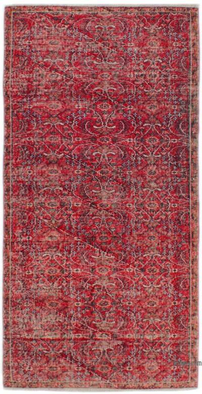 Alfombra Vintage Turca Anudada a Mano - 112 cm x 220 cm