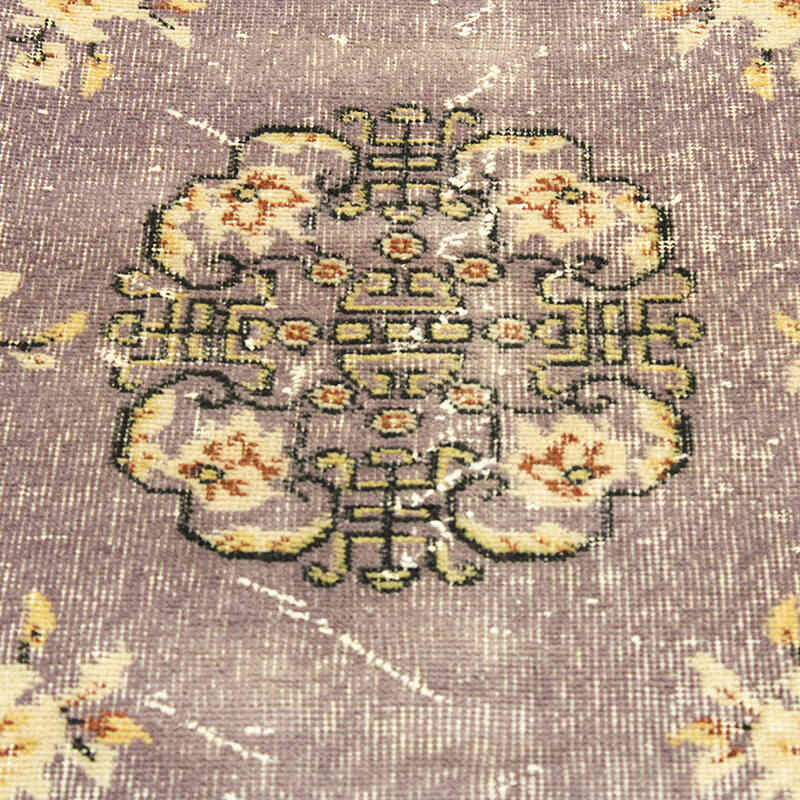 Alfombra Vintage Turca Anudada a Mano - 110 cm x 202 cm - K0076937
