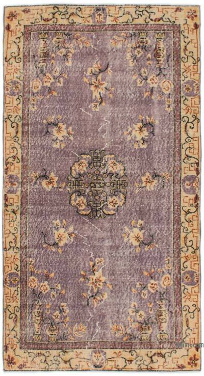 Vintage Turkish Hand-Knotted Rug - 3' 7" x 6' 8" (43" x 80")